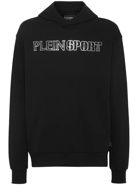 Plein Sport Tiger logo-print hoodie