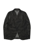 Black Comme Des Garçons notch-lapel blazer