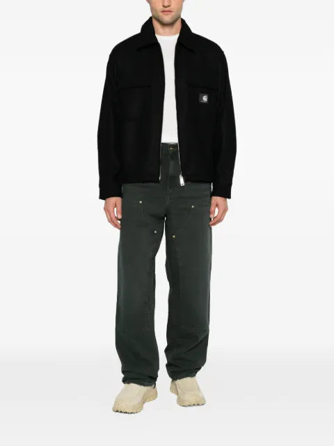 Carhartt WIP logo-patch zip-up jacket