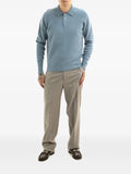 Drumohr polo-collar knitted sweater