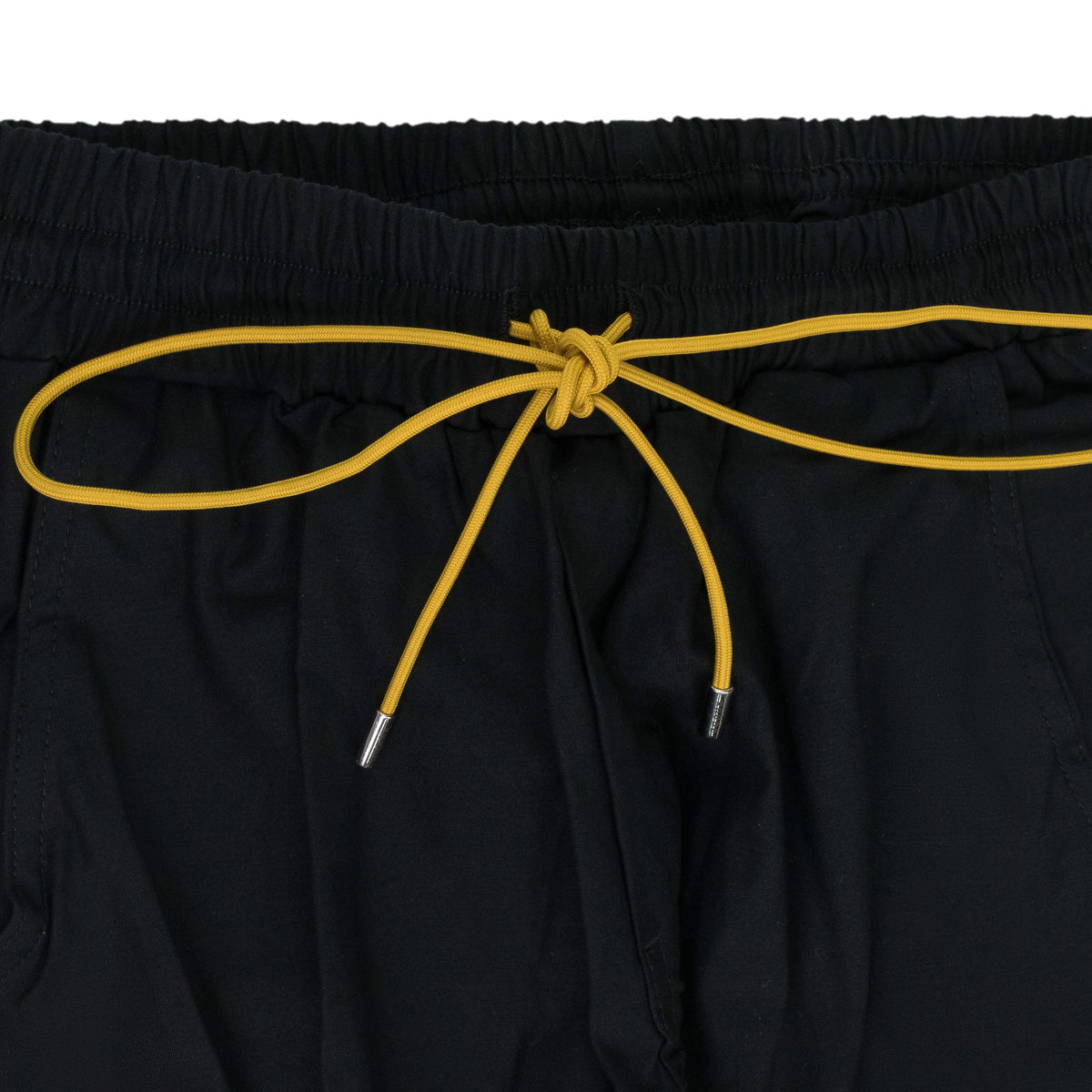 Black Half Zip Cargo Pants