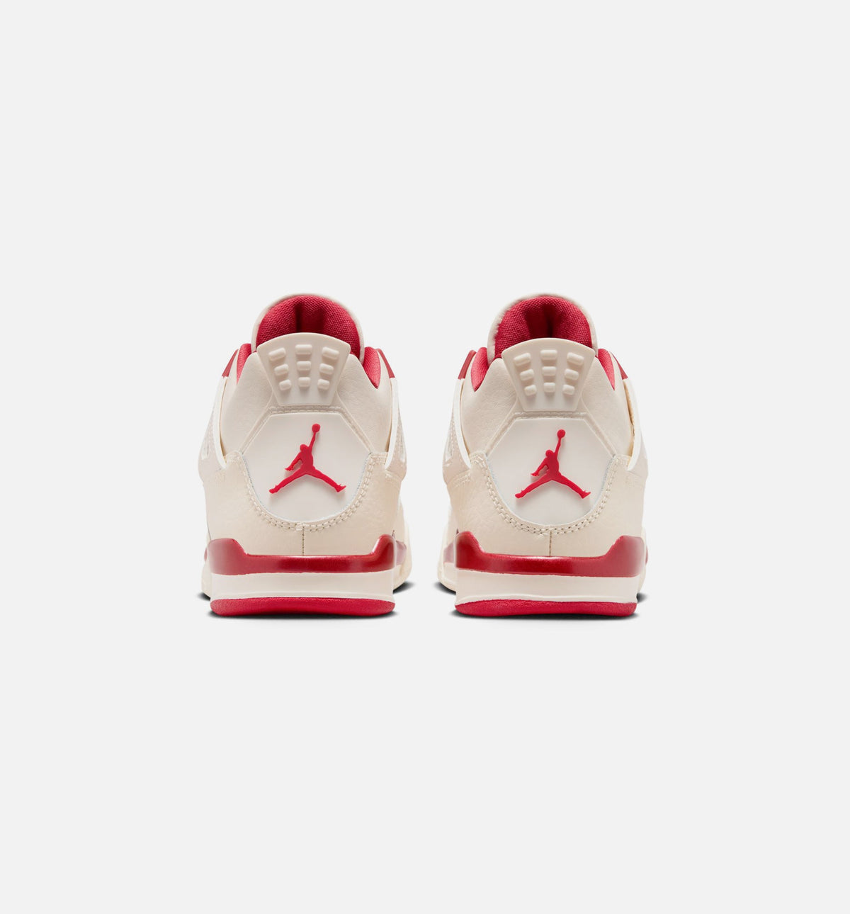 Air Jordan 4 Retro "Valentine's Day" Little Kids' Shoe – Pale Ivory/Sierra Red/Tough Red